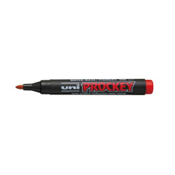 Marcatore Uni Prockey M122  - punta conica da 1,20-1,80mm - rosso  - Uni Mitsubishi