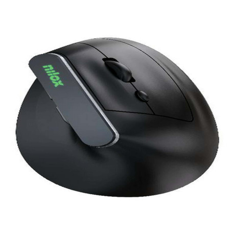Nilox NXMOEVR01B, Ottico, Bluetooth, 1600 DPI, Nero