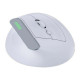 Nilox NXMOEVR01W, Mano destra, Design verticale, Ottico, RF senza fili + Bluetooth, 1600 DPI, Bianco