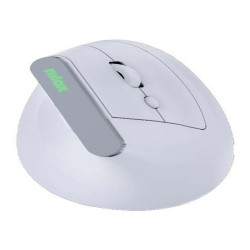 Nilox NXMOEVR01W, Mano destra, Design verticale, Ottico, RF senza fili + Bluetooth, 1600 DPI, Bianco