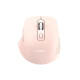 Nilox RATON DUAL WIRELESS 1600 DPI ROSA, Ottico, Bluetooth + USB Type-A, 1600 DPI, Rosa