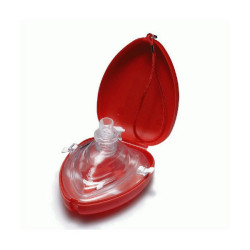 Maschera flessibile oronasale con valvola e custodia