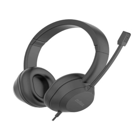 NILOX TECH - Cuffia USB con microfono rotante e controllo volume