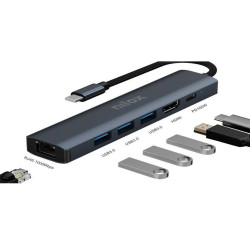 NILOX TECH - Docking station 6in1 USB-C