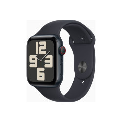 Apple Watch SE (GPS + Cellular) - 2ª generazione - 44 mm - midnight aluminum - smartwatch con fascia sportiva - fluoroelastomer