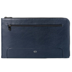 Office bag Gate Trended - 20 x 26 x 2 cm - ecopelle - blu - In Tempo