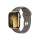 Apple Watch Series 9 (GPS + Cellular) - 41 mm - acciaio inossidabile oro - smartwatch con fascia sportiva - fluoroelastomero - 