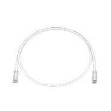 PATCH CORD U/UTP CAT.6 4X2X24AWG CONDUTTORE A TREFOLO GUAINA PVC COLORE BIANCO 2M