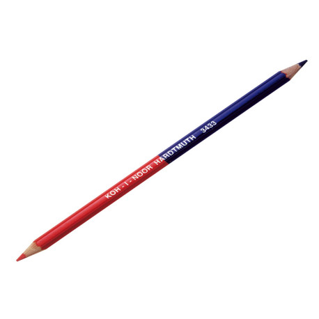 Matita bicolore sottile - rosso/blu - Koh.I.Noor - conf. 12 pezzi