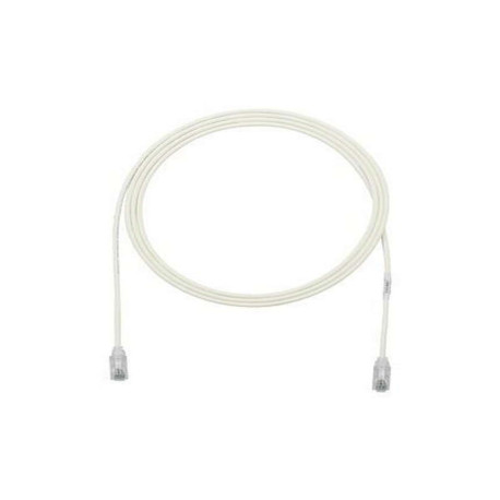 PATCH CORD U/UTP CAT.6 4X2X28AWG CONDUTTORE A TREFOLO GUAINA LSHF COLORE BIANCO 3M
