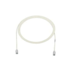 PATCH CORD U/UTP CAT.6 4X2X28AWG CONDUTTORE A TREFOLO GUAINA LSHF COLORE BIANCO 5M