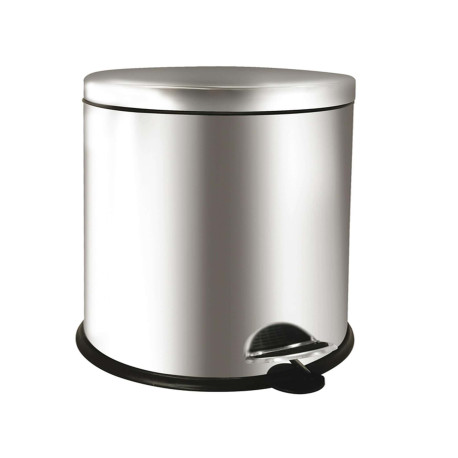 Pattumiera a pedale Bin Basic - 12 L - acciaio inox - Medial
