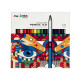 Matita colorata Color Pencil 4.0 - mina 4 mm - colori assortiti - Carioca Plus - conf. 18 pezzi