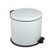 Pattumiera a pedale New Bin Basic - 12 L - metallo verniciato - bianco - Medial