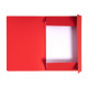 Exacompta Forever - Cartelletta a 3 lembi - larghezza dorsale 2 mm - per Folio - capacità 200 fogli - rosso