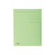 Exacompta Forever - Cartelletta a 3 lembi - larghezza dorsale 2 mm - per Folio - capacità 200 fogli - verde chiaro