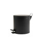 Pattumiera Premium - con pedale e vaschetta - 3 L - nero satinato - Perfetto