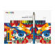 Matita colorata Color Pencil 4.0 - mina 4 mm - colori assortiti - Carioca Plus - conf. 24 pezzi