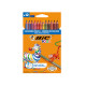 Matita colorata Evolution Stripes - colori assortiti - Bic - conf. 12 pezzi