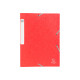 Exacompta Nature Future - Cartella a scatola - larghezza dorsale 40 mm - per A4 - rosso marmorizzato