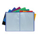 Exacompta Opaque - Porta listini - 10 compartimenti - 20 viste - per A4 - colori assortiti