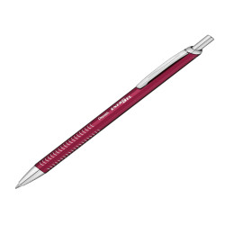 Penna roller EnerGel Metal Slim - punta 0,7 mm - fusto rosso - Pentel