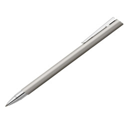 Penna roller Neo slim - punta 0,7 mm - fusto acciaio - Faber-Castell