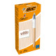 Penna a sfera scatto multifunzione 4 Colours Wood - 1.0 mm - Bic - conf. 12 pezzi