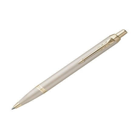 Penna sfera IM Monochrome - punta M - champagne - Parker