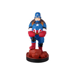 Exquisite Gaming Cable Guys Marvel Avengers Captain America - Supporto per controller di gioco, telefono cellulare