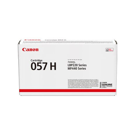Canon 057 H - Alta capienza - nero - originale - cartuccia toner - per ImageCLASS LBP228, LBP236, LBP237, MF455- i-SENSYS LBP23