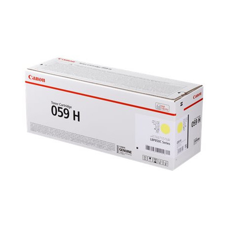 Canon 059 H - Alta capienza - giallo - originale - cartuccia toner - per i-SENSYS LBP852Cx- Satera LBP851C, LBP852Ci