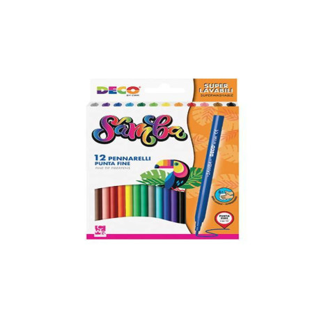 PENNARELLI COLORATI SAMBA - SCATOLA PZ. 12