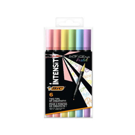 PENNARELLI DUAL TIP - DOPPIA PUNTA CON PENNELLO PASTEL