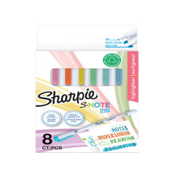 Pennarelli S-Note Duo - colori assortiti - Sharpie - conf. 8 pezzi