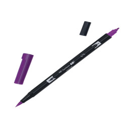 Pennarello Dual Brush 676 - royal purple - Tombow