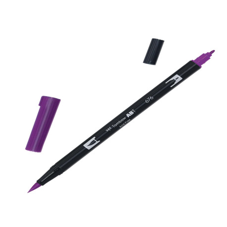 Pennarello Dual Brush 676 - royal purple - Tombow