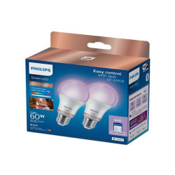 Philips 2 Lampadine 8,5 W (Eq.60 W) A60 E27