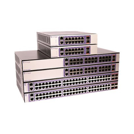 Extreme Networks ExtremeSwitching 220 Series 220-24p-10GE2 - Switch - L3 - gestito - 24 x 10/100/1000 (PoE+) + 2 x 10 Gigabit S