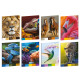 Maxiquaderno Animal Palette - A4 - 1 rigo - 21 fogli - 80 gr - Blasetti