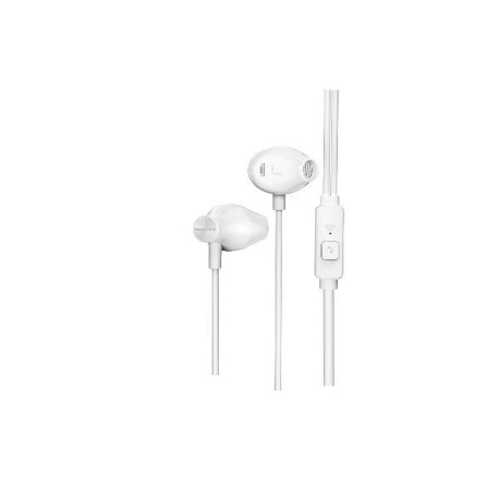 Philips AURICOLARE CABLATO CON MICROFONO (WT)