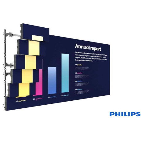 Philips KIT LEDWALL 165' LED Wall Kit, passo 1.9, 165' Full HD