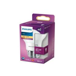Philips lampadina LED, E27, calda, 470 Lumen