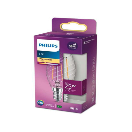 Philips LED Oliva e sfera 2 W - 25 W E14 Luce bianca calda