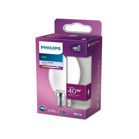 Philips LED Oliva e sfera 4,3 W - 40 W E14 Bianca fredda