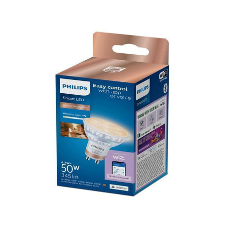 Philips LED Smart Bulb, 4.7 (50) W, GU10, 2700-6500 K - 8720169296787