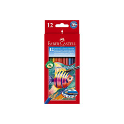 Faber-Castell - Pastello colorato (pacchetto di 12)
