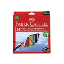 Faber-Castell - Pastello colorato - colori assortiti (pacchetto di 24)