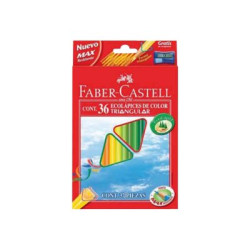 Faber-Castell - Pastello colorato - colori assortiti (pacchetto di 36)