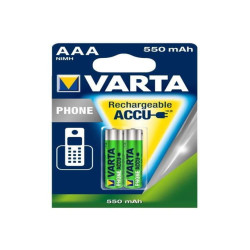Phone Power 2xAAA 550 mAh RR ACCU "R2U" conf.da 2